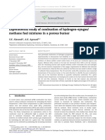 Experimental Study of Combustion of Hydrogen-Syngas/ Methane Fuel Mixtures in A Porous Burner