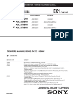 Service Manual: KDL-32XBR6 KDL-32XBR6 KDL-37XBR6 KDL-37XBR6