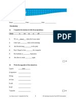 Level 2 Exit Test