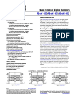 Adum1400 Adum1401 Adum1402: Quad-Channel Digital Isolators