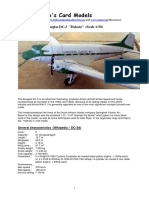 Bob's Card Models: Douglas DC-3 "Dakota" (Scale 1:50)