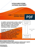 Communication Subsystems, Satellite Antenna Equipment: Name - Divanshu Singh (Co17522) Harpreet Singh (Co17528)