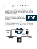 Lubricating Oil in EGR Diesel Engines