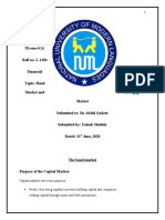 Assignment No. 4 Roll No. L-1184 Financial Institution Topic: Bond Market, Stock Market and Mortgage Market Submitted To: Sir Abdul Qadeer Submitted By: Zainab Shabbir Dated: 21 June, 2020