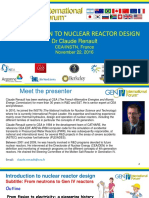 Genivwebinar - Clauderenault - Introduction Nuclear Reactor Design PDF