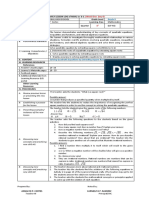 Daily Lesson Log of M9Al-Ia-B-1 Grade Level Learning Area Quarter I. Objectives