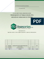 Procedimiento de Trabajo Seguro - Medición Vibraciones en Terreno