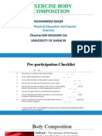 Exercise Body Composition: Muhammad Baqir