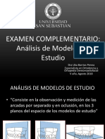 Examen Complementario: Análisis de Modelos de Estudio