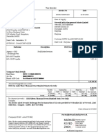 Tax Invoice: Mudassi R Syed Zaidi