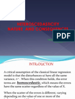 Heteroscedasticity Nature and Consequences: Presented by Maneesh - P