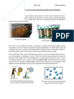 Lect. 3 Corrosion, Thermodynamics of Corrosion Reaction and Electrode Potential