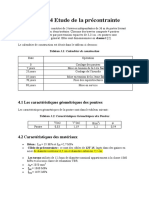 Etude de La Précontrainte