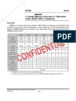 JMB388 PCI Express To x1 Combo Memory Card and x1 1394a Host Controller (SDXC UHS-1 Compliant)