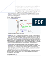 Design Terms: Stress-Strain Relations