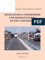 Developing A Framework For Renegotiation of PPP Contracts