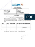 Your Reference STCON ERROR DATED - / - /2015