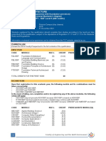 Bachelor of Architecture: (Qualification Type: Professional Bachelor's Degree)