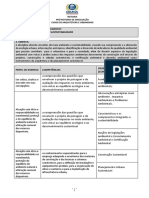 Plano de Ensino Meio Ambiente e Sustentabilidade