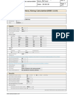 Ni-Cad Battery Sizing Calculation (IEEE 1115) : Project