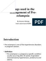 Drugs Used in The Management of Pre-Eclampsia