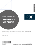 LG Washer Manual 2019 PDF