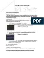 Curso Mi Primera Pagina Web