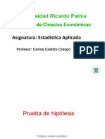 Prueba de Hipótesis