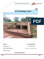 Projet D'hydraulique Routiere Cas Du Dalot