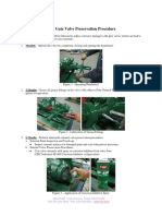 Gate Valve Preservation