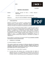 OPINIÓN OSCE 005-13 - PRE - Aprobación de Exoneración