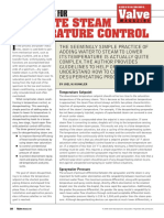 Accurate Steam Temperature Control: Desuperheating For