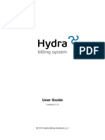 Hydra Billing User Guide PDF