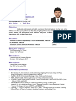 Electrical Site Eng Seemad Khan CV PDF