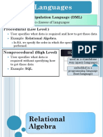 Relational Algebra in Database