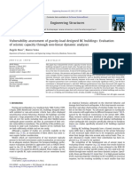 Vulnerability Assessment of Gravity-Load Designed RC Buildings Evaluation of Seismic Capacity Through Non-Linear Dynamic Analyses