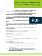 Iefinmt Reviewer For Quiz (#2) : I. Identification