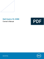 Dell Vostro 14-3468: Owner's Manual