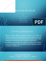 Etiquetas Del HTLM