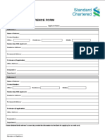 BD Credit Card Reference Form Fillable PDF