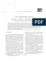 Direct Dimethyl Ether Synthesis: Takashi Ogawa, Norio Inoue, Tutomu Shikada, Yotaro Ohno