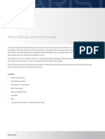 Arista Software License Framework: Contents