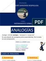 Analogías - 6 y 1 Razonamiento Verbal PDF