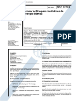 NBR 12889 - 1993 - Sensor Óptico para Medidores de Energia Elétrica PDF