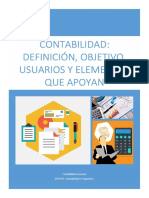 Contabilidad: Definición, Objetivo, Usuarios y Elementos Que Apoyan