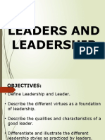 Leaders and Leadership