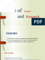 2 Nature of Inquiry and Research