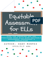 Equitable Assessment For ELLs