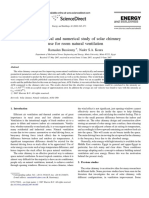 An Analytical and Numerical Study of Solar Chimney Use For Room Natural Ventilation