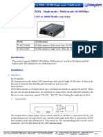 TS-MC210 (SM/MM) Single Mode / Multi-Mode 10/100Mbps RJ45 To 100M Media Converter